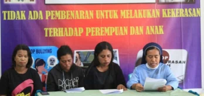 Konferensi pers pernyataan sikap dan dukungan TRUK terhadap keluarga korban pembunuhan berencana (Maumere, 17/11/2022)